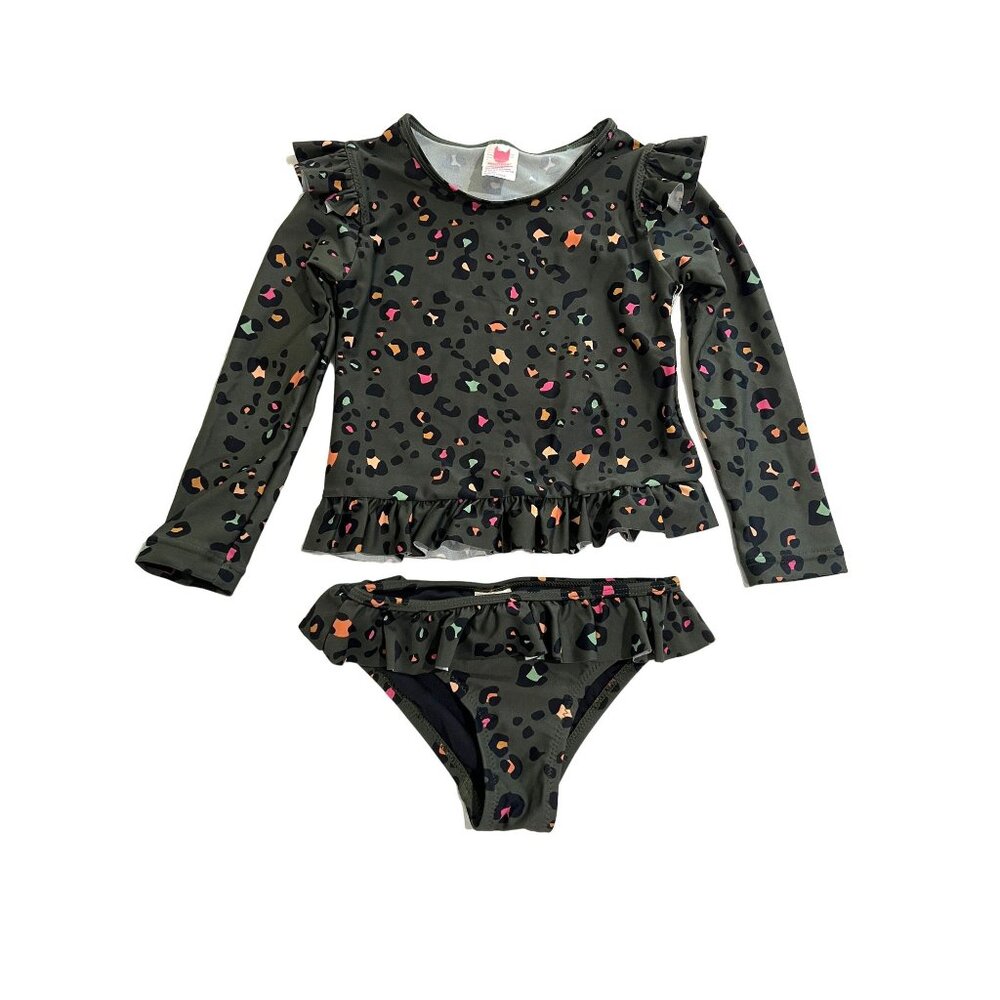 Munster Jade Leo Long Sleeve Bikini in Leopard